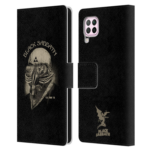 Black Sabbath Key Art US Tour 78 Leather Book Wallet Case Cover For Huawei Nova 6 SE / P40 Lite