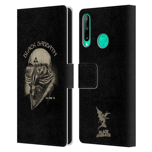 Black Sabbath Key Art US Tour 78 Leather Book Wallet Case Cover For Huawei P40 lite E