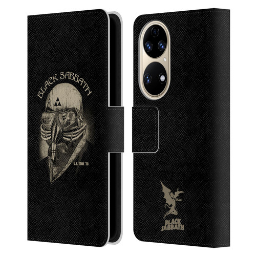 Black Sabbath Key Art US Tour 78 Leather Book Wallet Case Cover For Huawei P50