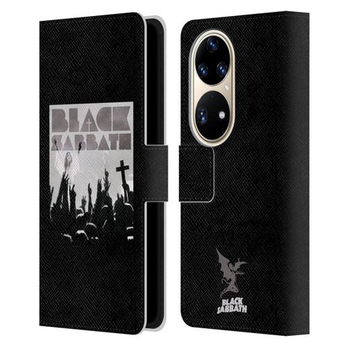 Black Sabbath Key Art Victory Leather Book Wallet Case Cover For Huawei P50 Pro