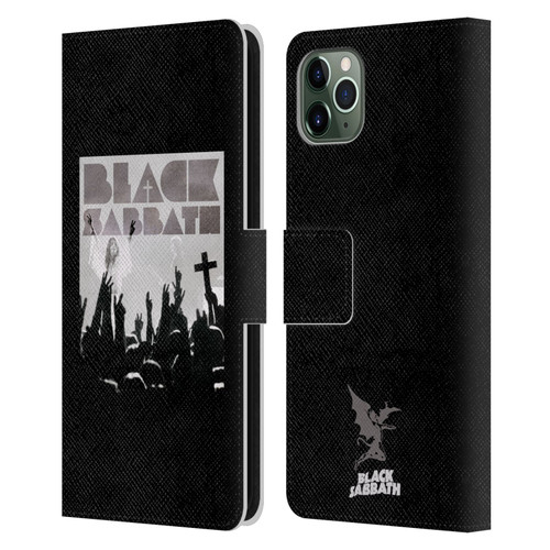 Black Sabbath Key Art Victory Leather Book Wallet Case Cover For Apple iPhone 11 Pro Max