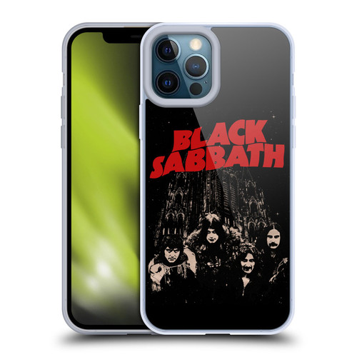 Black Sabbath Key Art Red Logo Soft Gel Case for Apple iPhone 12 Pro Max