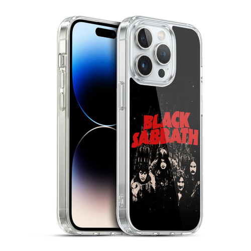 Black Sabbath Key Art Red Logo Soft Gel Case for Apple iPhone 13 Pro