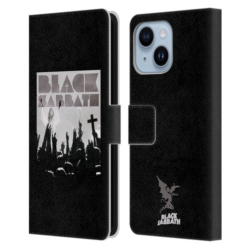 Black Sabbath Key Art Victory Leather Book Wallet Case Cover For Apple iPhone 14 Plus