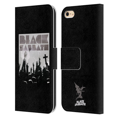 Black Sabbath Key Art Victory Leather Book Wallet Case Cover For Apple iPhone 6 / iPhone 6s