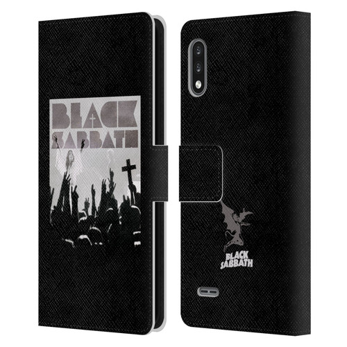 Black Sabbath Key Art Victory Leather Book Wallet Case Cover For LG K22