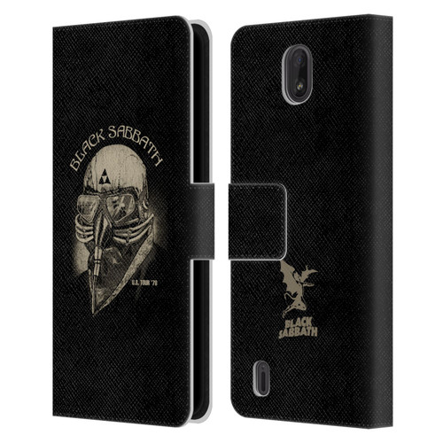 Black Sabbath Key Art US Tour 78 Leather Book Wallet Case Cover For Nokia C01 Plus/C1 2nd Edition