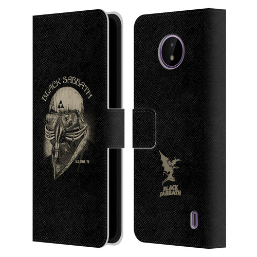 Black Sabbath Key Art US Tour 78 Leather Book Wallet Case Cover For Nokia C10 / C20