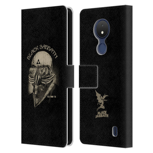 Black Sabbath Key Art US Tour 78 Leather Book Wallet Case Cover For Nokia C21