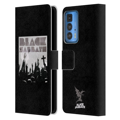 Black Sabbath Key Art Victory Leather Book Wallet Case Cover For Motorola Edge 20 Pro
