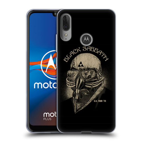 Black Sabbath Key Art US Tour 78 Soft Gel Case for Motorola Moto E6 Plus