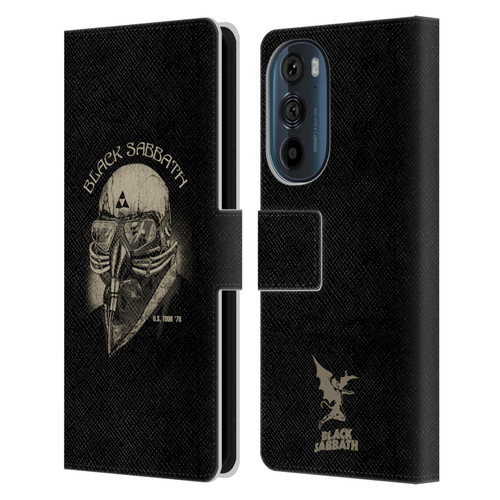 Black Sabbath Key Art US Tour 78 Leather Book Wallet Case Cover For Motorola Edge 30