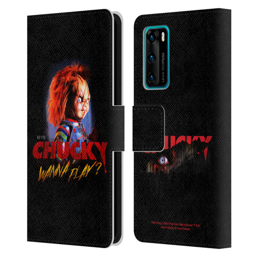 Child's Play Key Art Wanna Play 2 Leather Book Wallet Case Cover For Huawei P40 5G