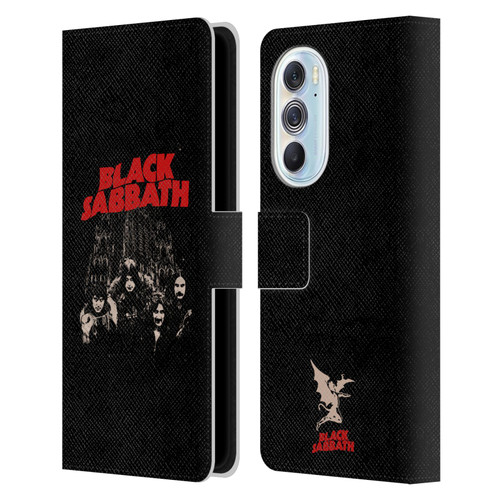 Black Sabbath Key Art Red Logo Leather Book Wallet Case Cover For Motorola Edge X30