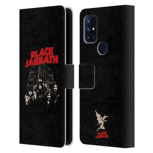 Black Sabbath Key Art Red Logo Leather Book Wallet Case Cover For OnePlus Nord N10 5G