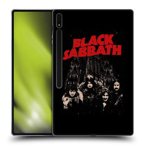Black Sabbath Key Art Red Logo Soft Gel Case for Samsung Galaxy Tab S8 Ultra Black Sabbath Key Art Red Logo Soft Gel Case for Samsung Galaxy Tab S8 Ultra
