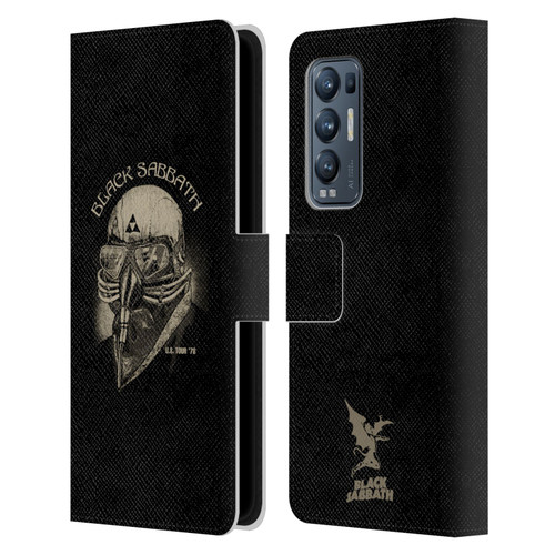 Black Sabbath Key Art US Tour 78 Leather Book Wallet Case Cover For OPPO Find X3 Neo / Reno5 Pro+ 5G