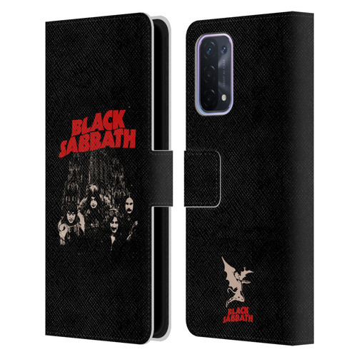 Black Sabbath Key Art Red Logo Leather Book Wallet Case Cover For OPPO A54 5G