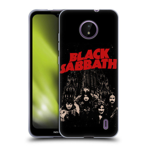 Black Sabbath Key Art Red Logo Soft Gel Case for Nokia C10 / C20
