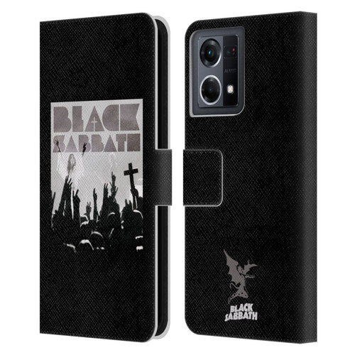 Black Sabbath Key Art Victory Leather Book Wallet Case Cover For OPPO Reno8 4G