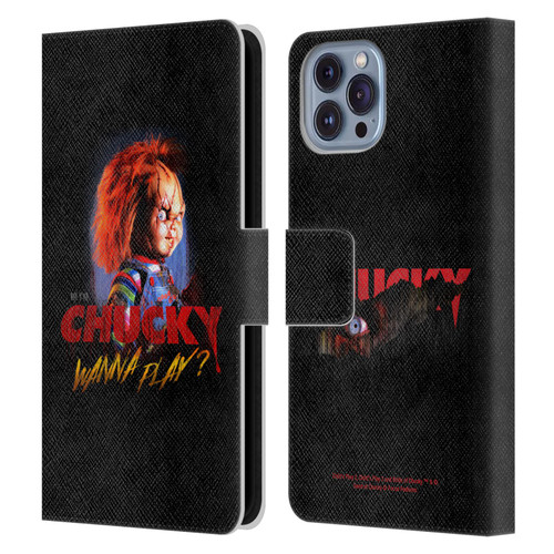 Child's Play Key Art Wanna Play 2 Leather Book Wallet Case Cover For Apple iPhone 14