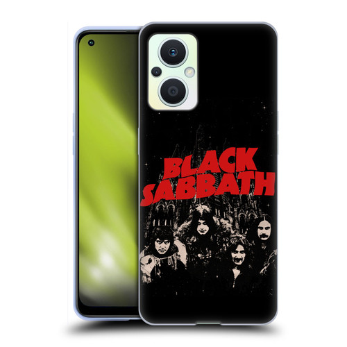 Black Sabbath Key Art Red Logo Soft Gel Case for OPPO Reno8 Lite