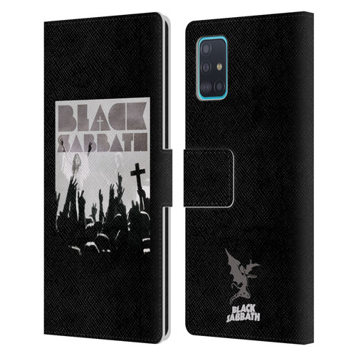 Black Sabbath Key Art Victory Leather Book Wallet Case Cover For Samsung Galaxy A51 (2019)