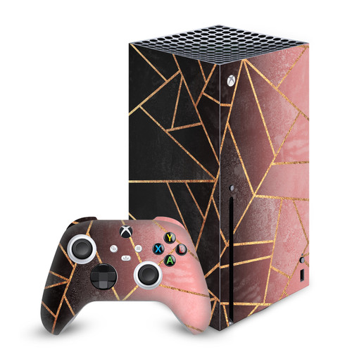 Elisabeth Fredriksson Art Mix Pink And Black Vinyl Sticker Skin Decal Cover for Microsoft Series X Console & Controller