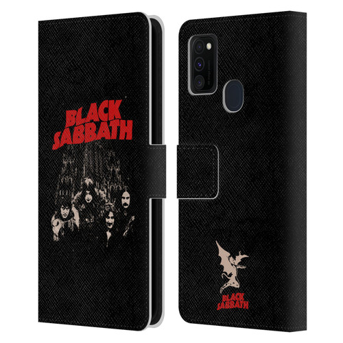 Black Sabbath Key Art Red Logo Leather Book Wallet Case Cover For Samsung Galaxy M30s (2019)/M21 (2020)