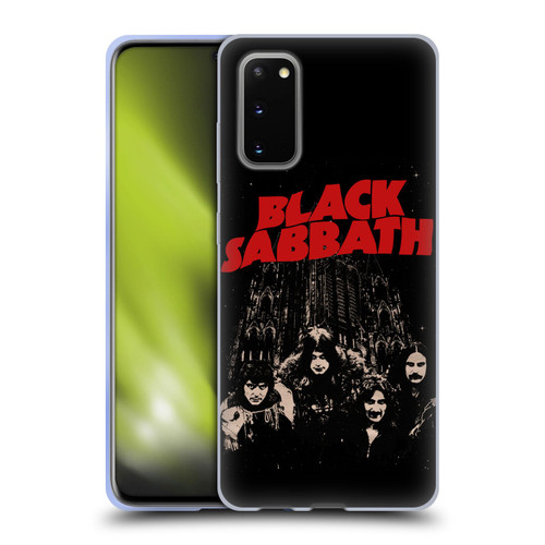 Black Sabbath Key Art Red Logo Soft Gel Case for Samsung Galaxy S20 / S20 5G