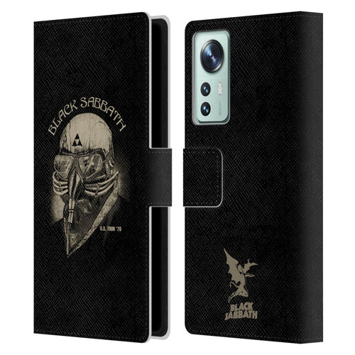 Black Sabbath Key Art US Tour 78 Leather Book Wallet Case Cover For Xiaomi 12