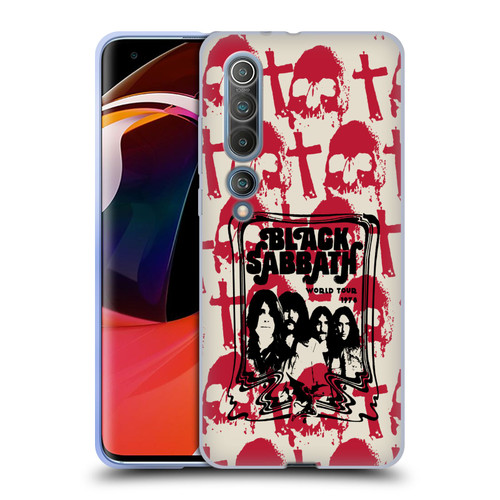 Black Sabbath Key Art Skull Cross World Tour Soft Gel Case for Xiaomi Mi 10 5G / Mi 10 Pro 5G
