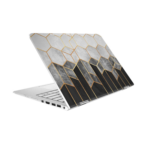 Elisabeth Fredriksson Sparkles Charcoal Hexagons Vinyl Sticker Skin Decal Cover for HP Spectre Pro X360 G2