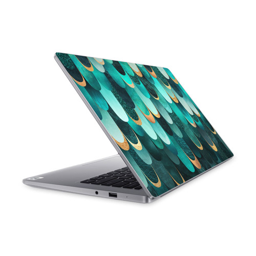 Elisabeth Fredriksson Sparkles Turquoise Vinyl Sticker Skin Decal Cover for Xiaomi Mi NoteBook 14 (2020)