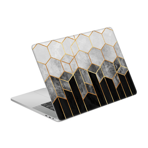 Elisabeth Fredriksson Sparkles Charcoal Hexagons Vinyl Sticker Skin Decal Cover for Apple MacBook Pro 15.4" A1707/A1990