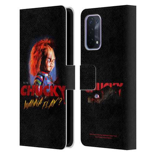 Child's Play Key Art Wanna Play 2 Leather Book Wallet Case Cover For OPPO A54 5G