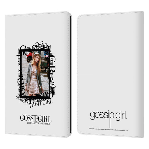 Gossip Girl Graphics Serena Leather Book Wallet Case Cover For Amazon Kindle Paperwhite 1 / 2 / 3