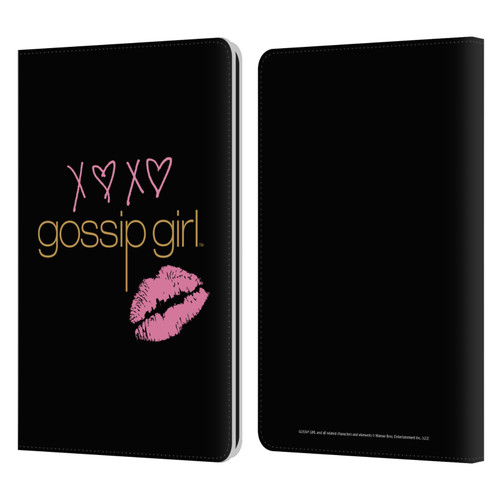 Gossip Girl Graphics XOXO Leather Book Wallet Case Cover For Amazon Kindle Paperwhite 1 / 2 / 3