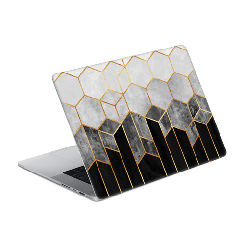 Elisabeth Fredriksson Sparkles Charcoal Hexagons Vinyl Sticker Skin Decal Cover for Apple MacBook Pro 16" A2485