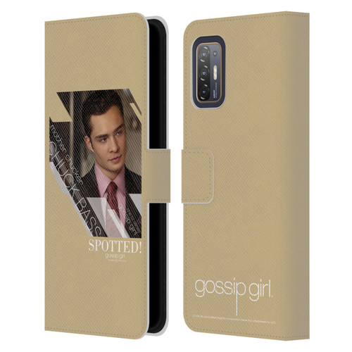 Gossip Girl Graphics Chuck Leather Book Wallet Case Cover For HTC Desire 21 Pro 5G