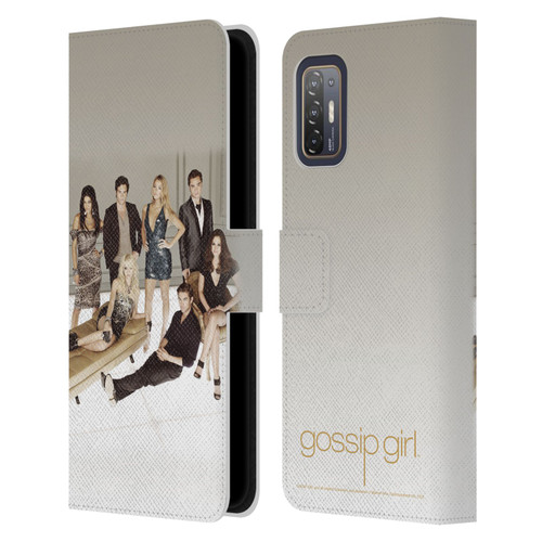 Gossip Girl Graphics Poster Leather Book Wallet Case Cover For HTC Desire 21 Pro 5G