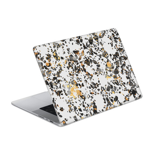 Elisabeth Fredriksson Sparkles Gold Speckled Terrazzo Vinyl Sticker Skin Decal Cover for Apple MacBook Pro 16" A2485