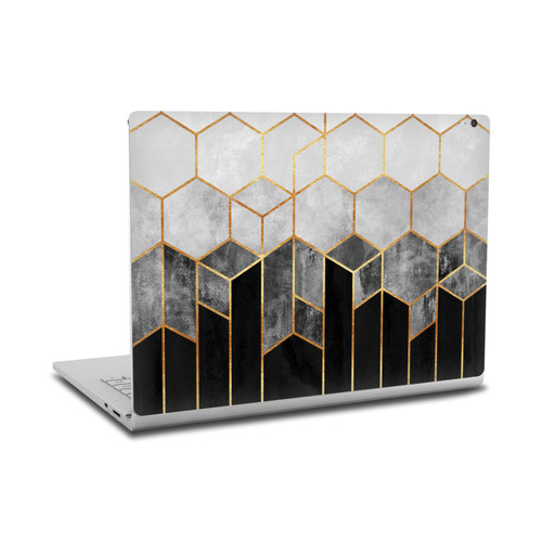 Elisabeth Fredriksson Sparkles Charcoal Hexagons Vinyl Sticker Skin Decal Cover for Microsoft Surface Book 2