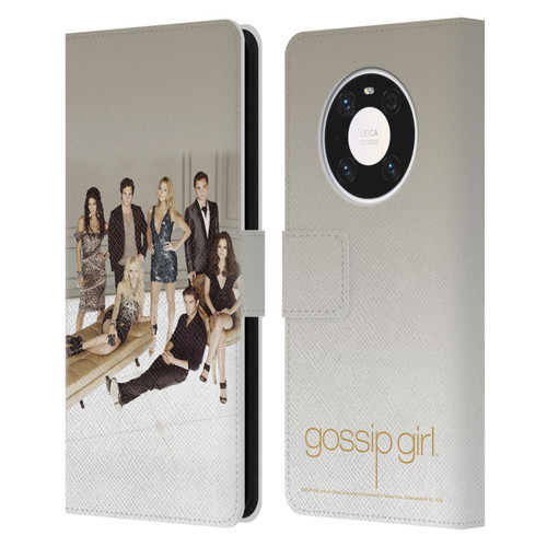 Gossip Girl Graphics Poster Leather Book Wallet Case Cover For Huawei Mate 40 Pro 5G