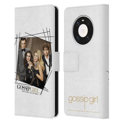 Gossip Girl Graphics Poster 2 Leather Book Wallet Case Cover For Huawei Mate 40 Pro 5G