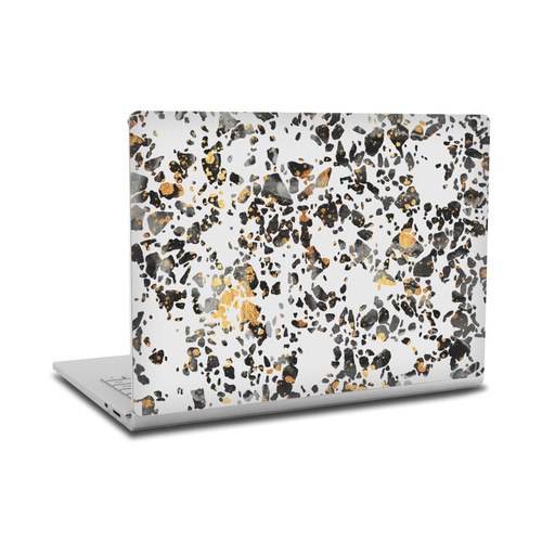 Elisabeth Fredriksson Sparkles Gold Speckled Terrazzo Vinyl Sticker Skin Decal Cover for Microsoft Surface Book 2