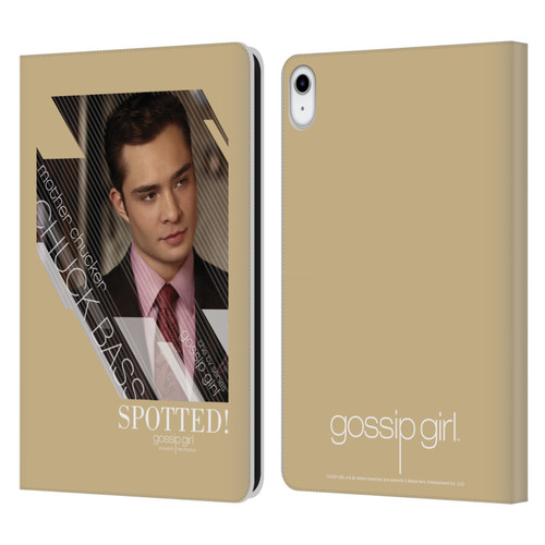Gossip Girl Graphics Chuck Leather Book Wallet Case Cover For Apple iPad 10.9 (2022)