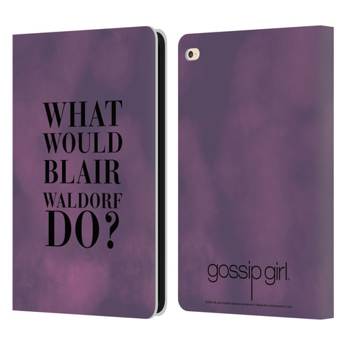 Gossip Girl Graphics What Would Blair Leather Book Wallet Case Cover For Apple iPad Air 2 (2014)
