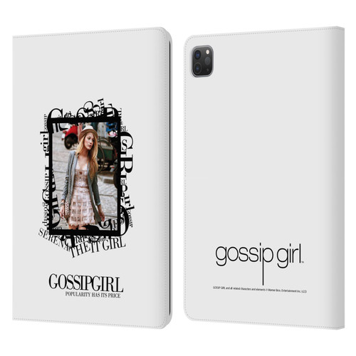 Gossip Girl Graphics Serena Leather Book Wallet Case Cover For Apple iPad Pro 11 2020 / 2021 / 2022