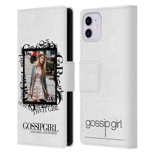 Gossip Girl Graphics Serena Leather Book Wallet Case Cover For Apple iPhone 11